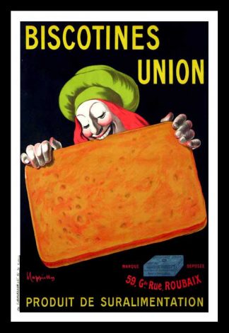 Affiche originale Biscotines Union - Affiche originale alimentation - CAPPELLIO