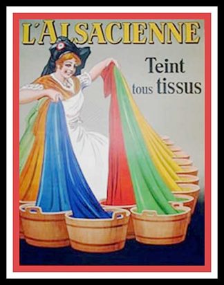 Affiche ancienne originale publicitaire -  l' Alsacienne -  Dorfi 1920
