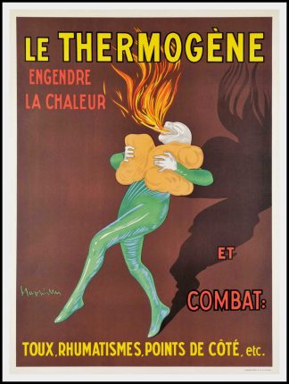 Affiche ancienne originale publicitaire - Le Thermogène - Leonetto CAPPIELLO 1940
