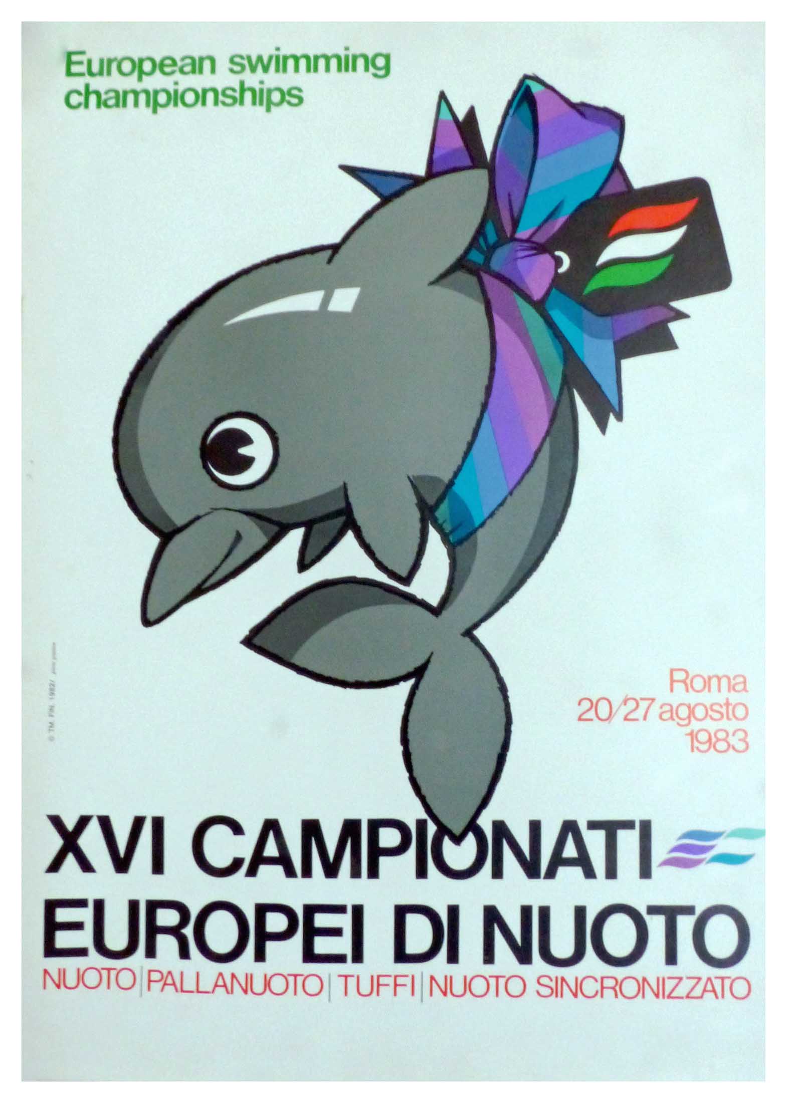 Xvi Campionati Europei De Nuoto European Swimming Champion Ships 1983
