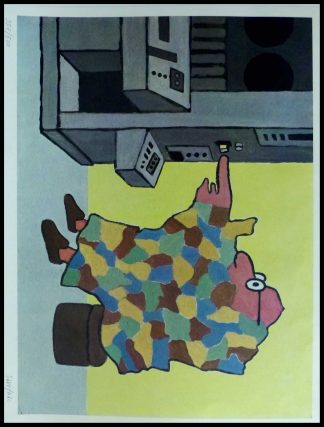(alt="Original vintage poster La carte de France, Circa 1960 352 /500 signed in pencil by R.Savignac and printer is uknown")