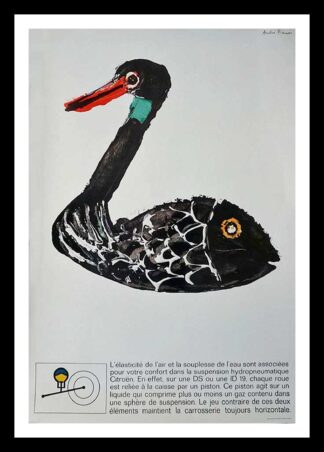 André FRANCOIS : CITROEN, original vintage advertising poster 1960