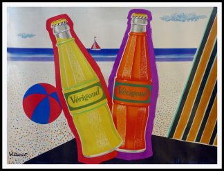 Bernard VILLEMOT - VERIGOOD, 1960, affiche ancienne originale publicitaire