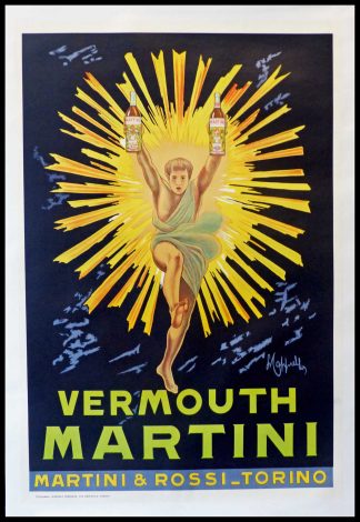 Leonetto CAPPIELLO - Vermouth Martini "Martini Rossi Torino, 1960, réédition