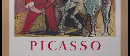 PICASSO affiche ancienne originale exposition - Dessins Gouaches Aquarelles, Musée REATTU Arles, Mourlot 1957 – Image 3