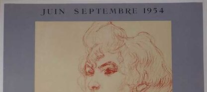 Toulouse Lautrec (after) original vintage exhibition poster - Musée d'Art Moderne,  Mourlot 1954 - Image 2