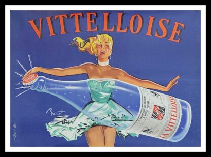 affiche ancienne originale publicitaire - VITTELLOISE - BRENOT 1955