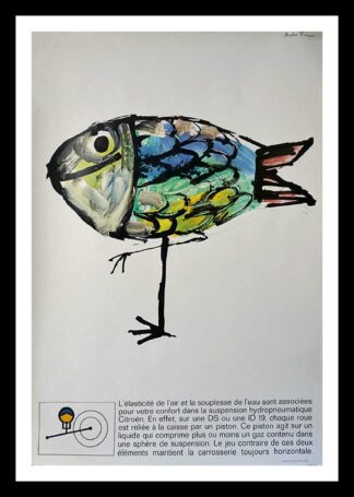 André FRANCOIS : CITROEN, original vintage advertising poster 1960