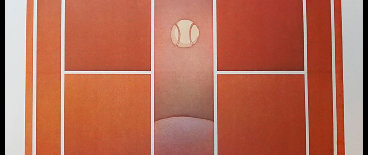 FOLON : affiche officielle Roland GARROS, affiche ancienne originale tennis signée 1982 - Image 3